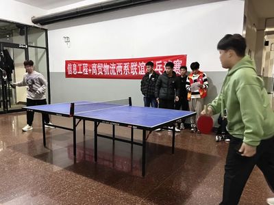 网络竞技球 两系联谊乒乓球友谊赛，合作共进展风采